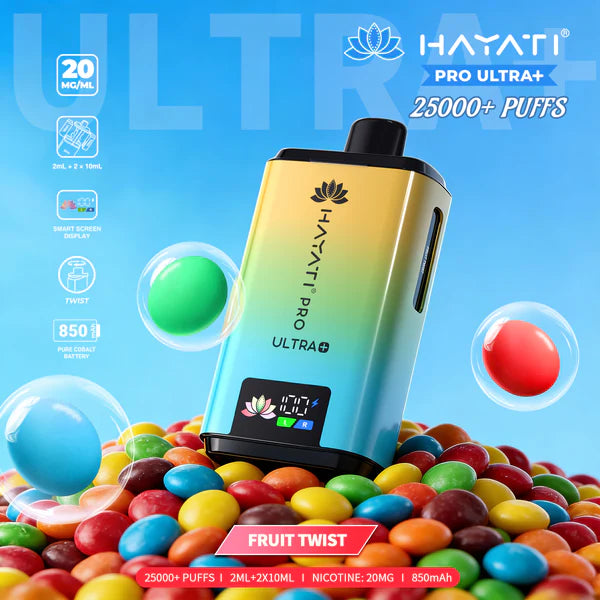 Hayati 25k Pro Ultra Plus 25000 Puffs Pod Kit | From 8.99 Hayati 25k Pro Ultra Plus 25000 Puffs Pod Kit | From 8.99