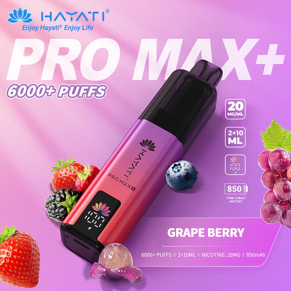 Hayati Pro Max Plus 6k Prefilled Pod kit - Starting From £6.79