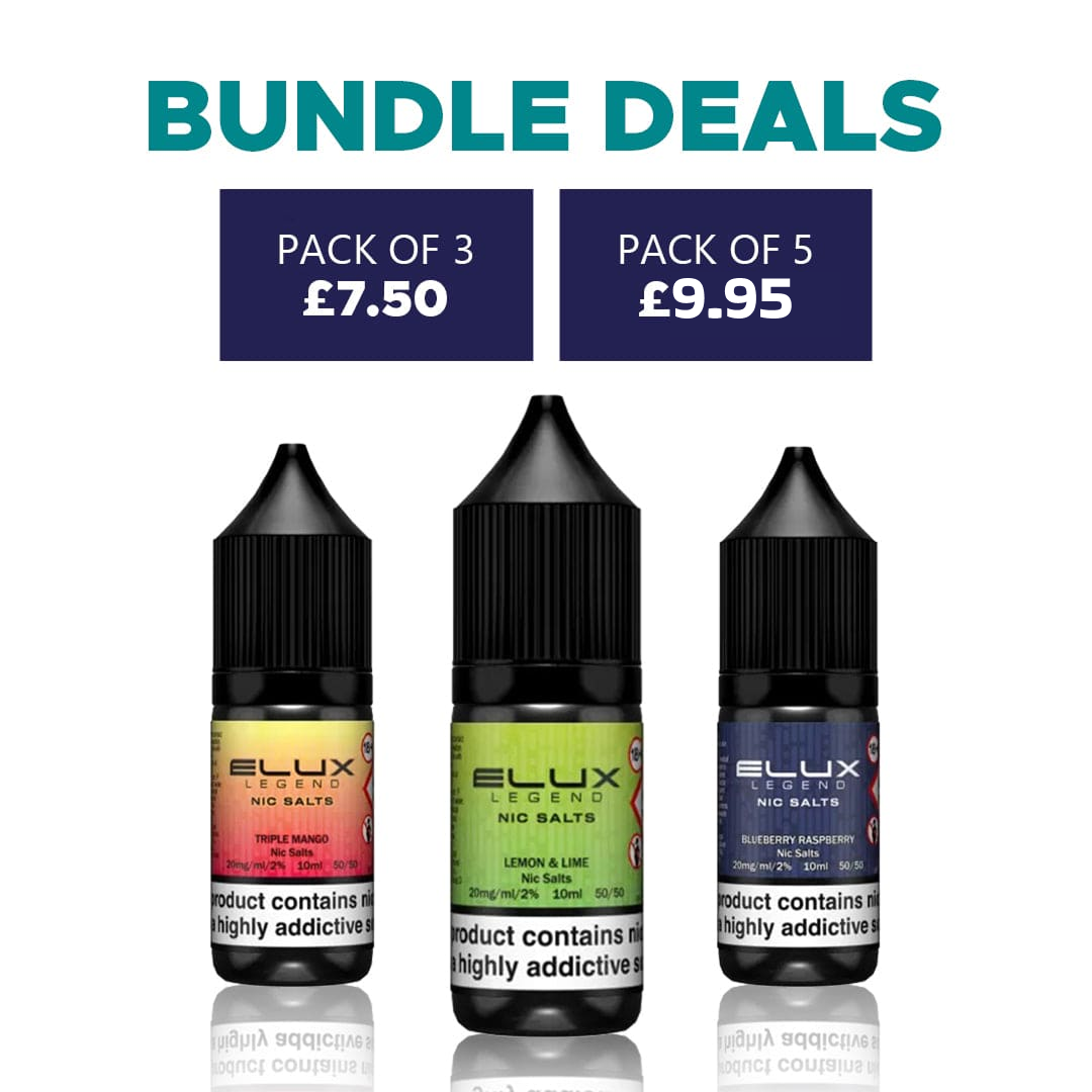 Elux Legend Nic Salt E-Liquid | Any 5 for 9.95 Elux Legend Nic Salt E-Liquid | Any 5 for 9.95