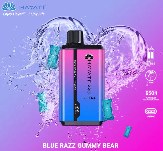 Hayati Pro Ultra 15000 Puffs Prefilled Vape - Only £6.99