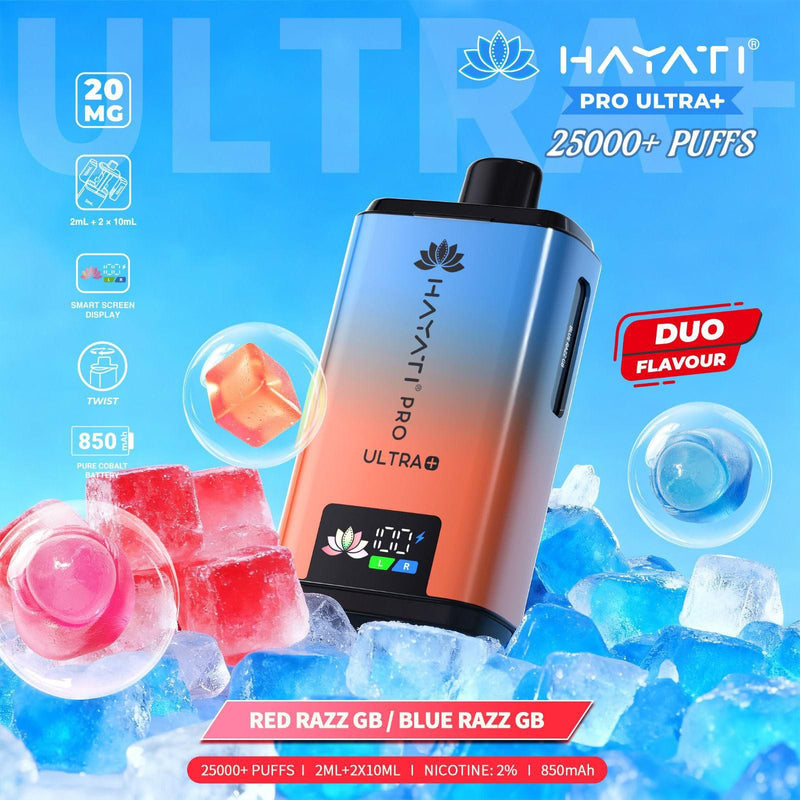 Hayati Pro Ultra Plus 25000 Puffs Prefilled Pod Kit - From £8.99