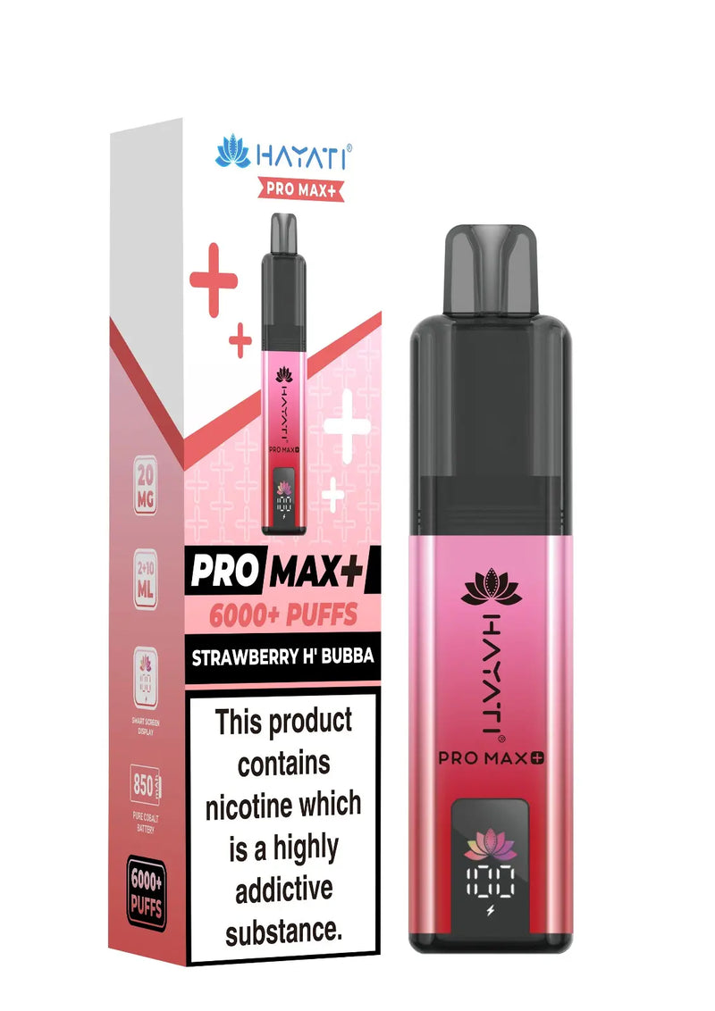 Hayati Pro Max Plus 6k Prefilled Pod kit - Starting From £6.79