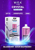 THE Crystal Pro Max 10000 Plus Puffs Disposable Vape -2% Nic salt