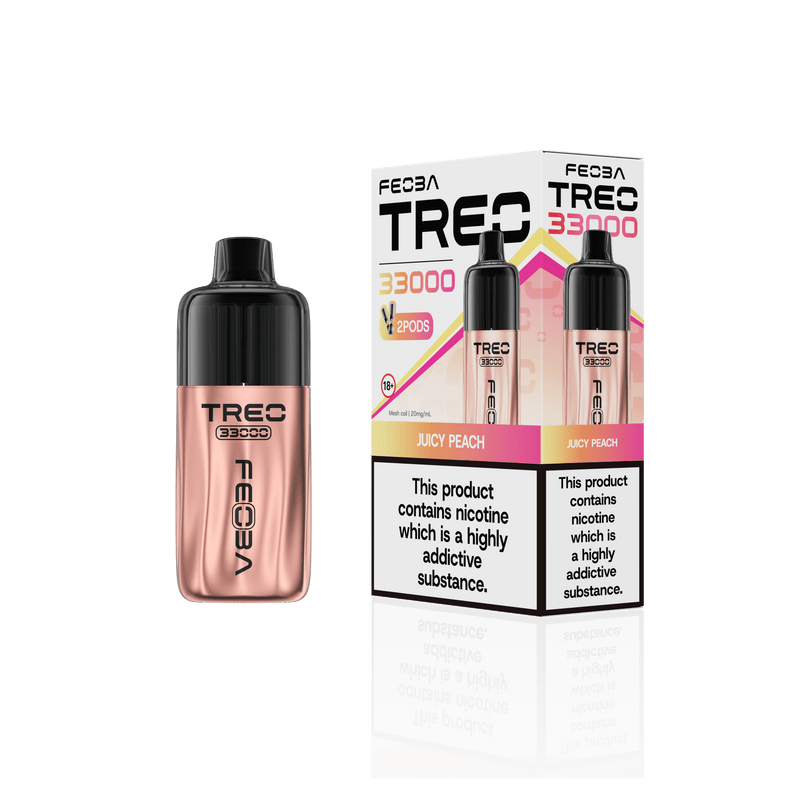 Feoba Treo 33K, 33000 Puffs Prefilled Pod Vape Kit - Starting From £8.99