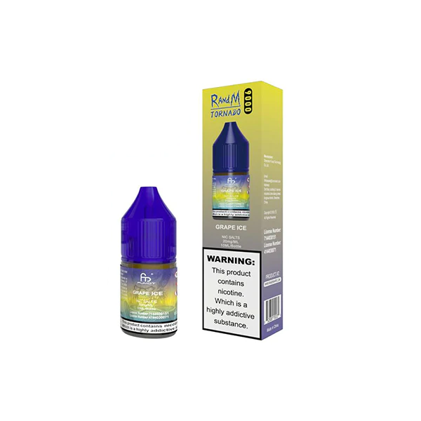 RandM Tornado 9000 Nic salt Eliquid RandM Tornado 9000 Nic salt Eliquid