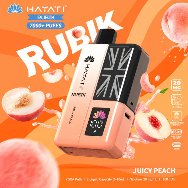 Hayati Rubik 7000 Puffs Prefilled Pod Kit - From £8.50