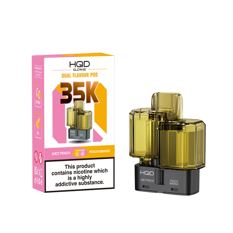 HQD Glow Air 35k Prefilled Refill Pods - Starting At £6.60