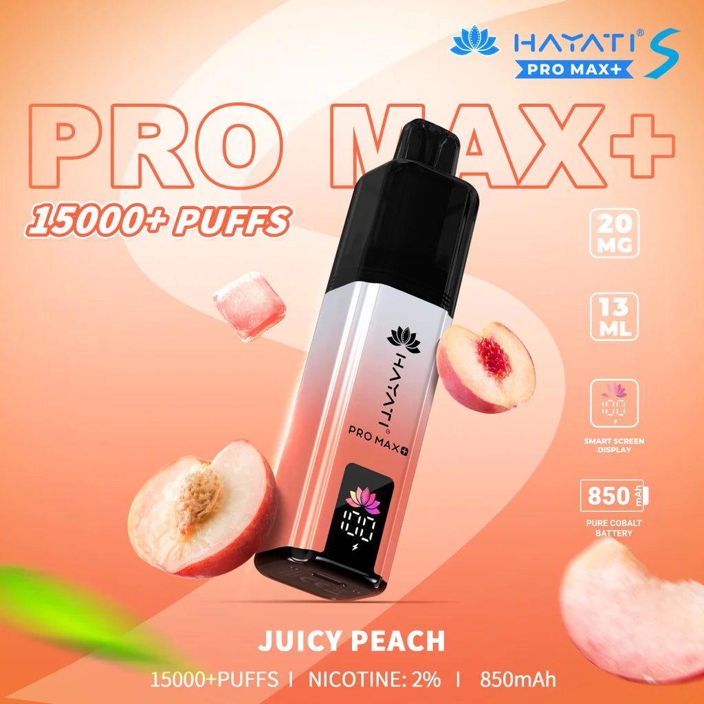 Hayati Pro Max Plus S 15000 Puffs Prefilled Pod Kit | Only in 10.99 Hayati Pro Max Plus S 15000 Puffs Prefilled Pod Kit | Only in 10.99