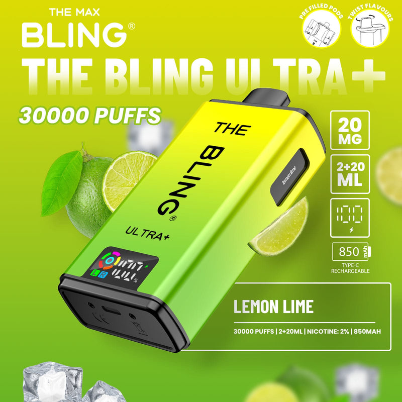 The Bling Ultra Plus 30k Puffs Prefilled Pod Vape - From £11.00