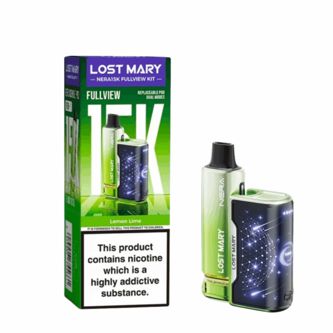 Lost Mary Nera 15k Full View Kit
