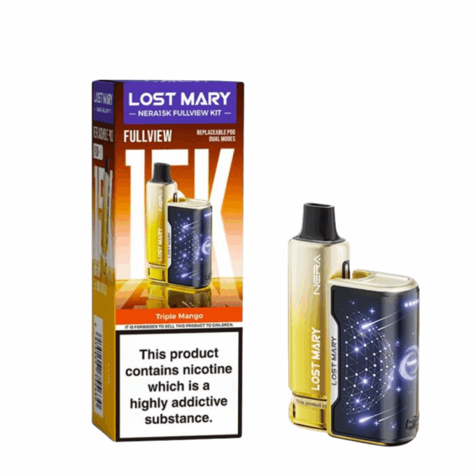 Lost Mary Nera 15k Full View Kit