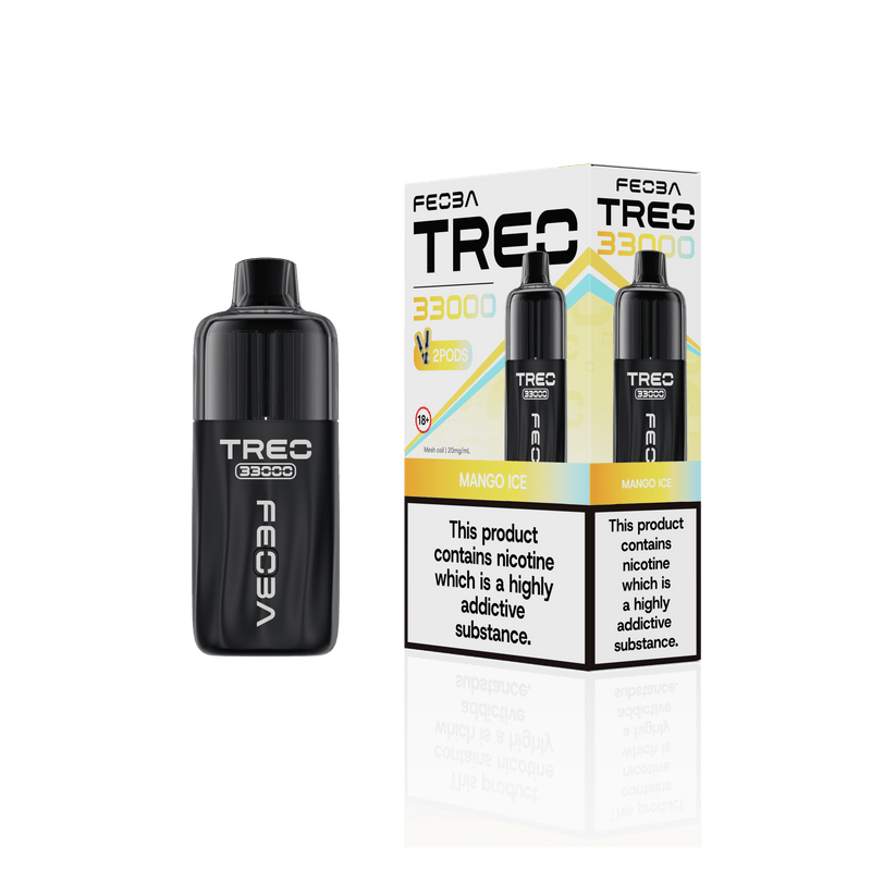 Feoba Treo 33K, 33000 Puffs Prefilled Pod Vape Kit - Starting From £8.99