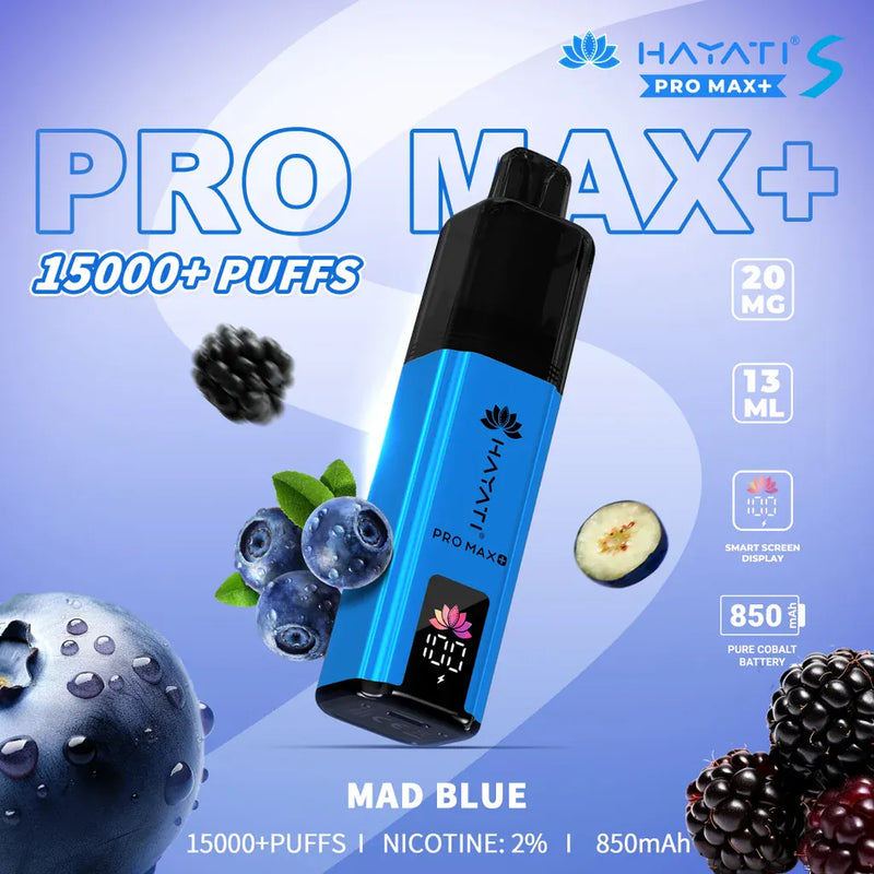 Hayati Pro Max Plus S 15000 Puffs Prefilled Pod Kit - From £10.99