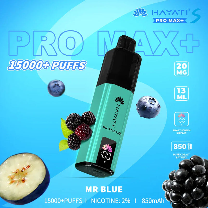 Hayati Pro Max Plus S 15000 Puffs Prefilled Pod Kit - From £10.99