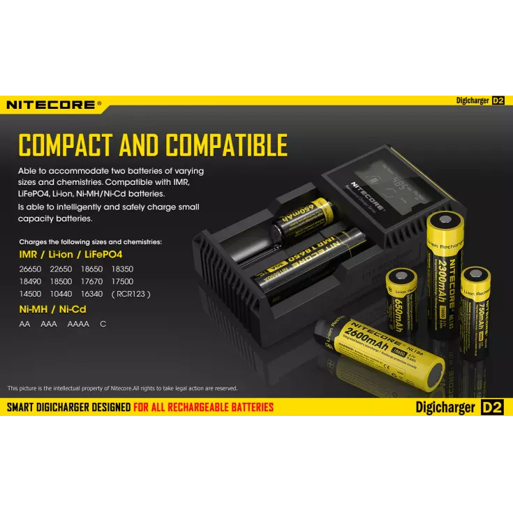Nitecore Digicharger D2 EU
