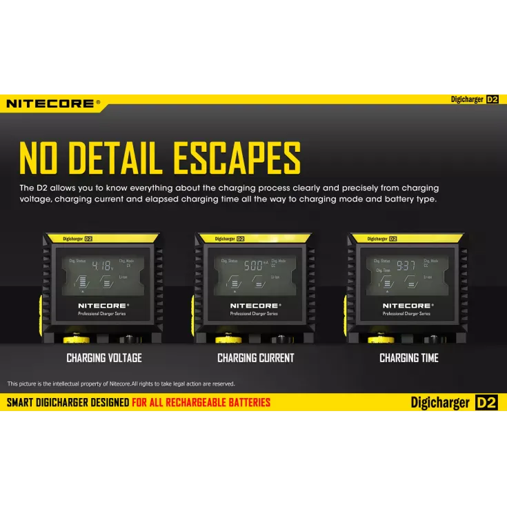 Nitecore Digicharger D2 EU