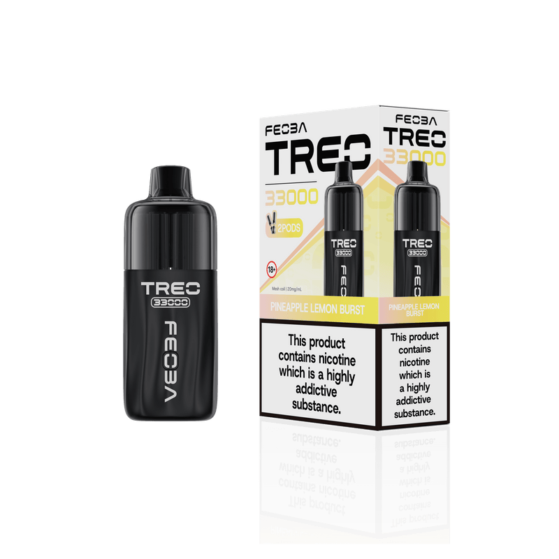 Feoba Treo 33K, 33000 Puffs Prefilled Pod Vape Kit - Starting From £8.99