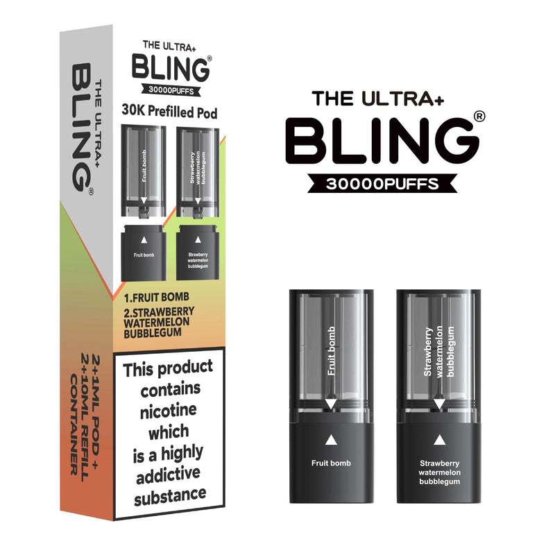 The Ultra Puff Bling 30K Refill/ Replacement Pod - From £6.99