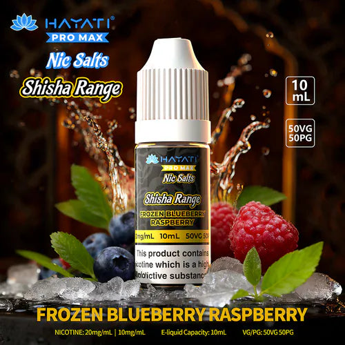 Hayati Pro Max Nic Salt Shisha Range