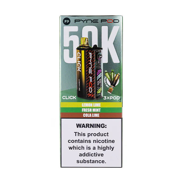 Pyne Pod Click 50K Prefilled Pod Kit 50,000 Puffs - From £11.50