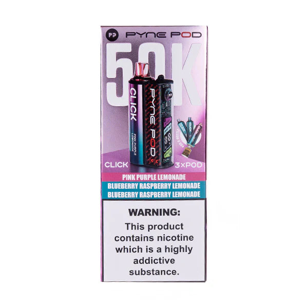 Pyne Pod Click 50K Prefilled Pod Kit 50,000 Puffs - From £11.50