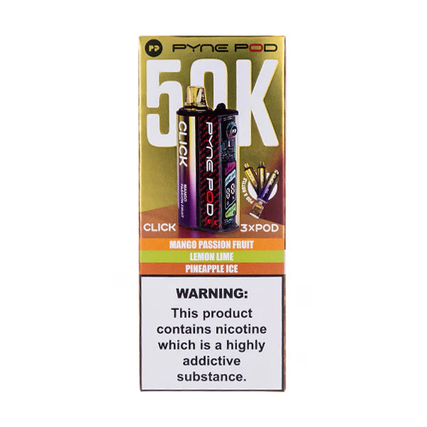Pyne Pod Click 50K Prefilled Pod Kit 50,000 Puffs - From £11.50