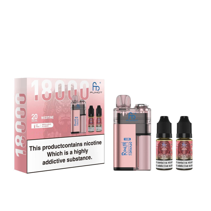 Fumot RandM Tornado 18000, 18k Puffs Prefilled Pod vape kit