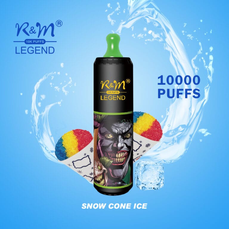 R&M legend 10000 Puffs Disposable Vape Snow Cone Ice