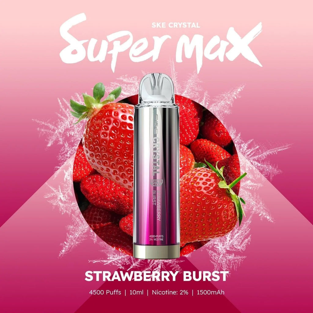 SKE Crystal Super Max 4500 Puffs Disposable Vape 10 For £79.95.