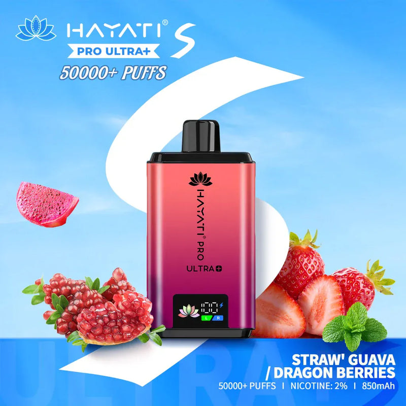 Hayati Pro Ultra Plus S 50,000 Puffs Prefilled Pod Kit - From £7.50