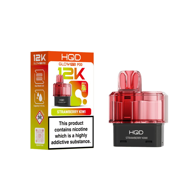 HQD Glow Pro 12k Replacement Pods - £5.49 Only