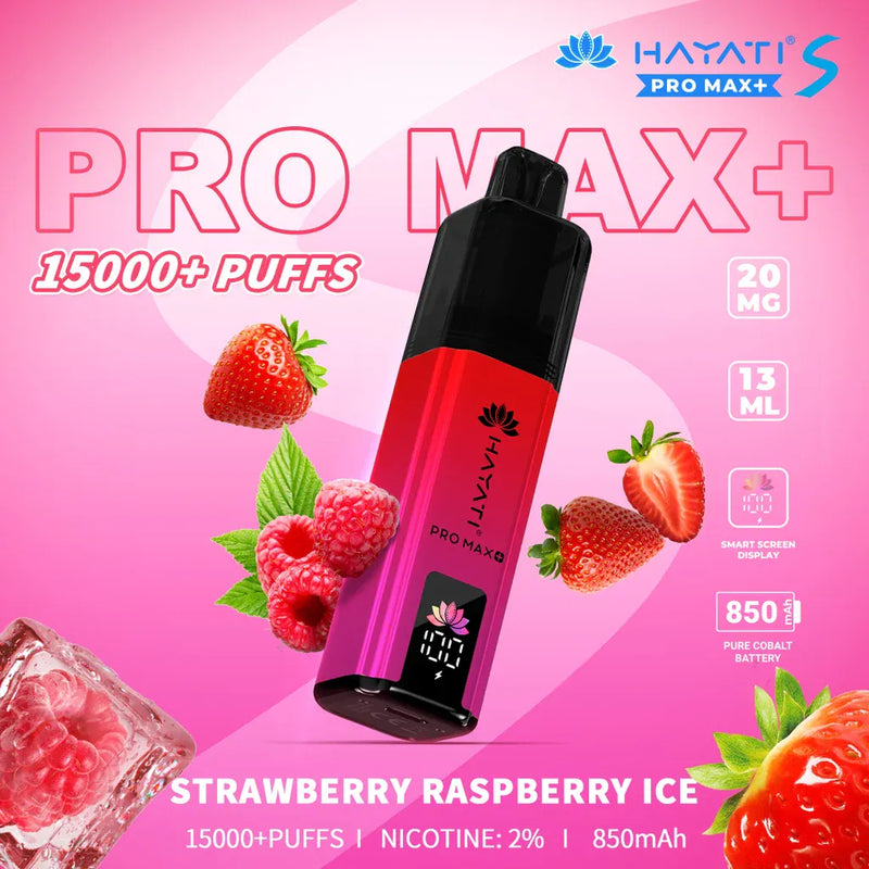 Hayati Pro Max Plus S 15000 Puffs Prefilled Pod Kit - From £10.99