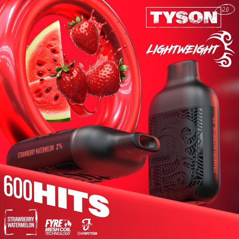 Tyson 2.0 Lightweight 600 Disposable Vape