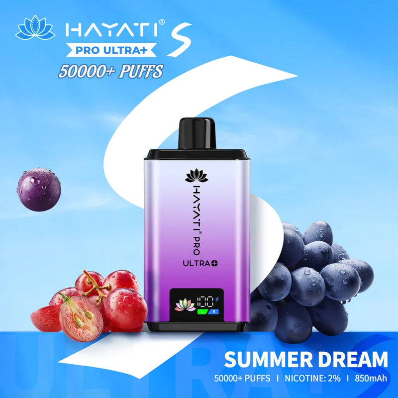 Hayati Pro Ultra Plus S 50,000 Puffs Prefilled Pod Kit - From £7.50
