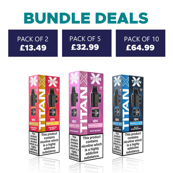 Titan X 10K Refill/Replacement Pod | Starting From 6.50
