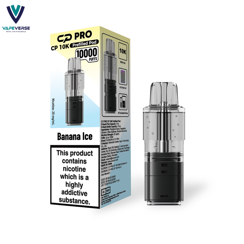CP Pro CP 10k Prefilled refill Pods - Any 3 for £11.79