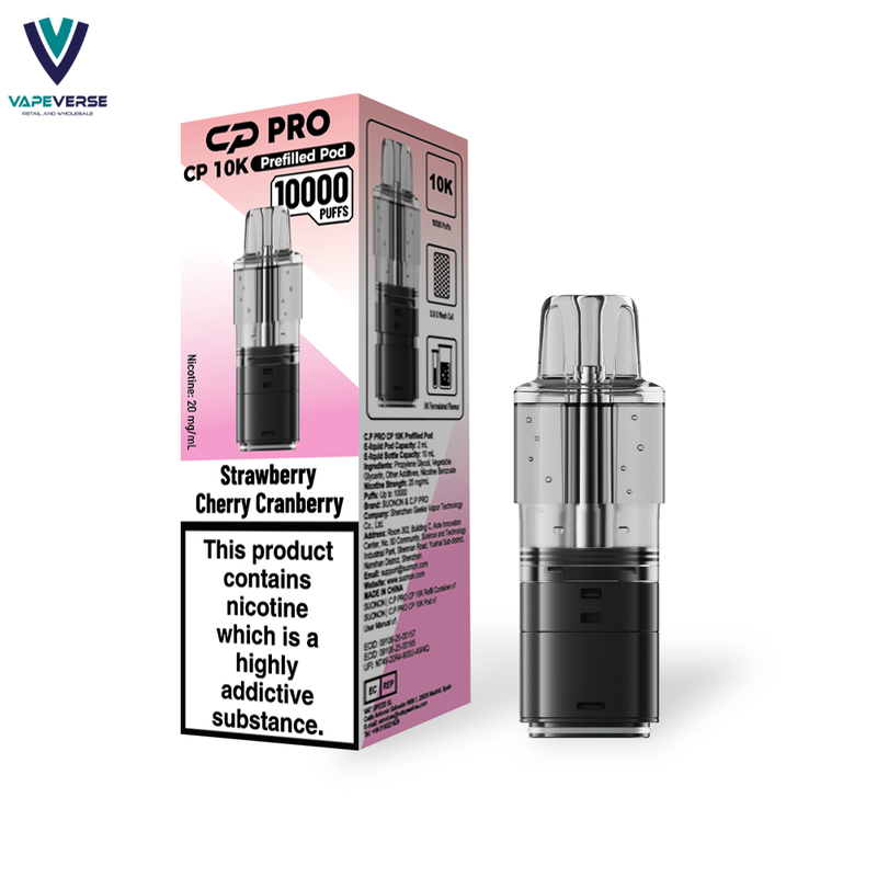 CP Pro CP 10k Prefilled refill Pods - Any 3 for £11.79