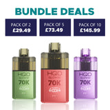 HQD Glow Air 70K, 70,000 Puffs Prefilled pod kit