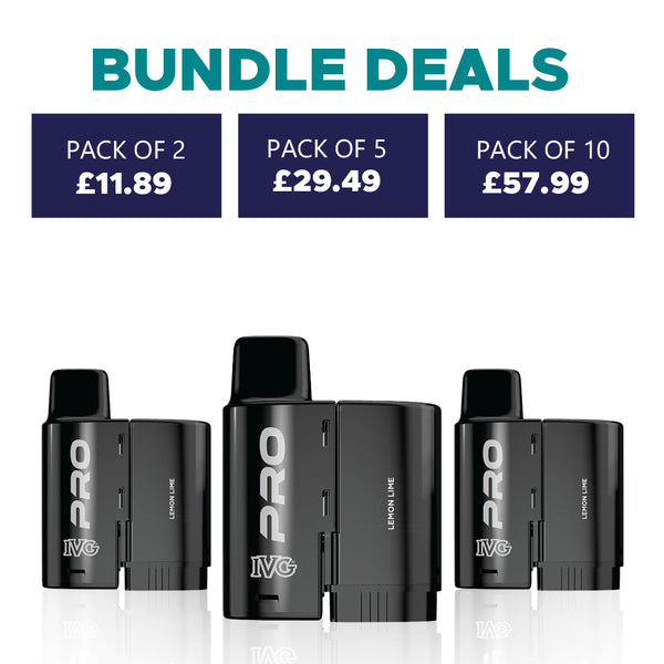 ivg pro lemon and lime Lemon Lime Pro 12 Prefilled Pod + Refill by IVG (Nicotine Free)