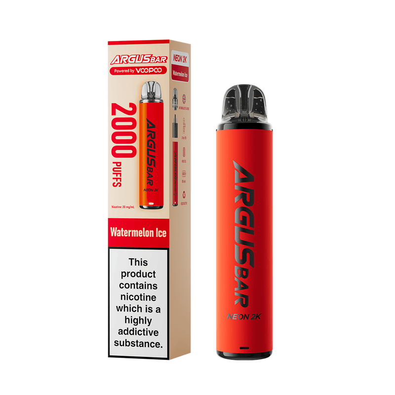 Argus Bar Neon 2000 Puffs Prefilled Pod Kit - Starting From £5.20