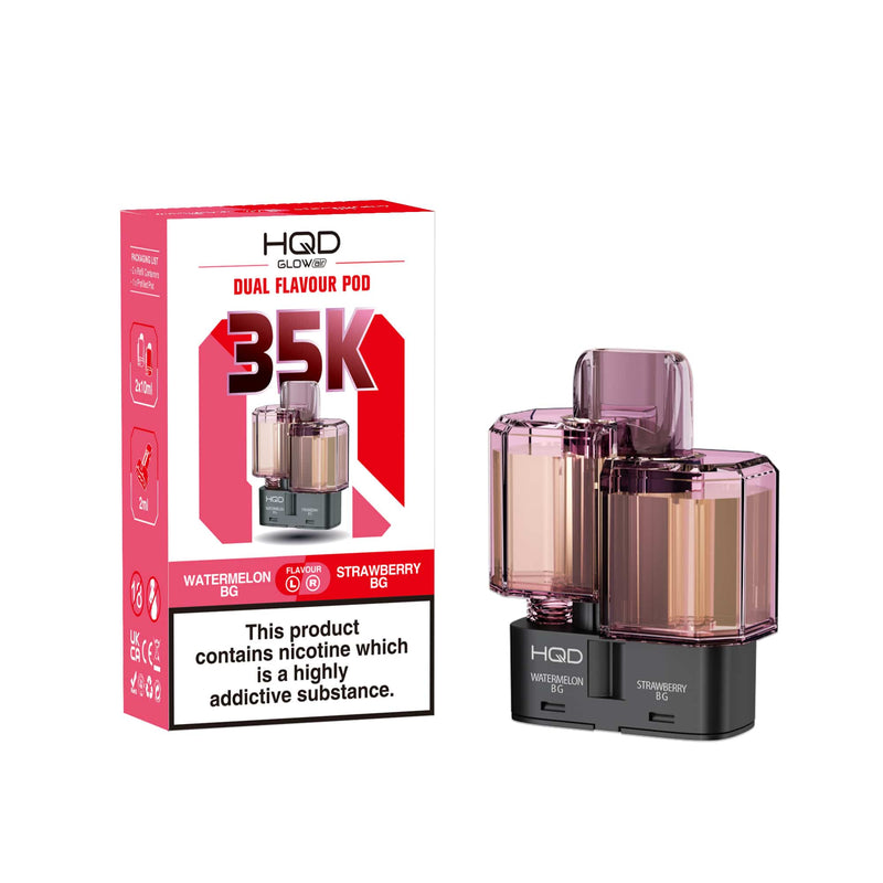 HQD Glow Air 35k Prefilled Refill Pods - Starting At £6.60