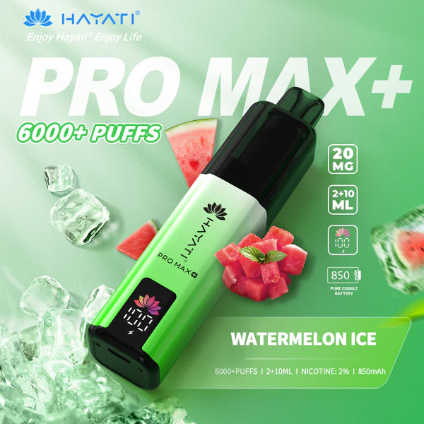 Hayati Pro Max Plus 6k Prefilled Pod kit - Starting From £6.79