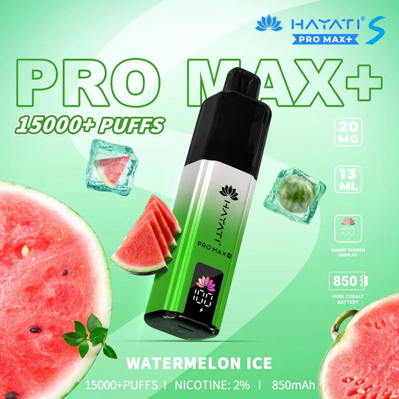 Hayati Pro Max Plus S 15000 Puffs Prefilled Pod Kit - From £10.99