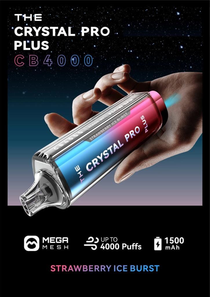 THE Crystal Pro Plus CB 4000 Puffs Disposable Vape - Starting From £8.20
