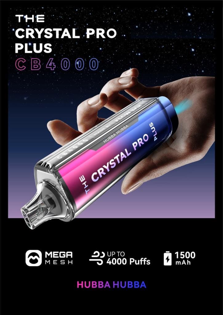 THE Crystal Pro Plus CB 4000 Puffs Disposable Vape - Starting From £8.20