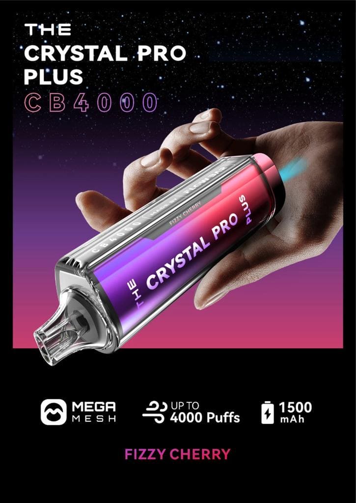 THE Crystal Pro Plus CB 4000 Puffs Disposable Vape - Starting From £8.20
