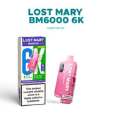 Lost Mary BM6000 6k Puffs Prefilled Pod Vape Kit - Starting From £11.99