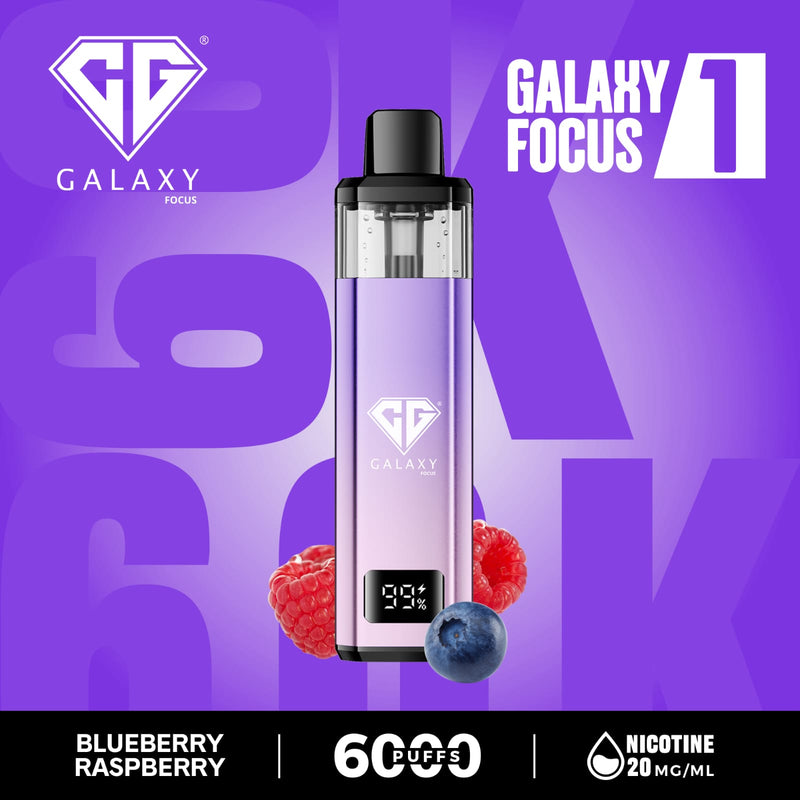 Galaxy Focus 1 ,6k Puffs prefilled pod kit - From £5.99