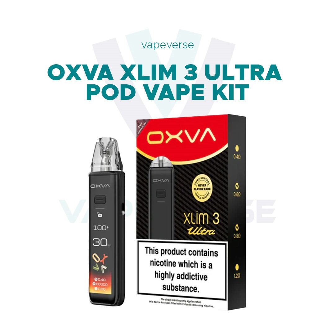 OXVA Xlim 3 Ultra Pod Vape Kit | Starting 27.99 OXVA Xlim 3 Ultra Pod Vape Kit | Starting 27.99