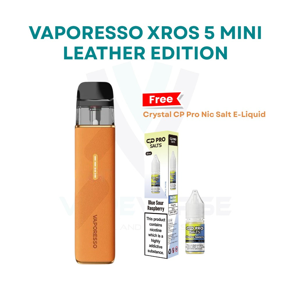 Vaporesso Xros 5 Mini Leather Edition Pod Kit 1500mAh Vaporesso Xros 5 Mini Leather Edition Pod Kit 1500mAh
